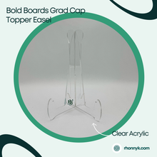 Load image into Gallery viewer, Bold Boards Display Easel – Clear Acrylic or Wood Finish