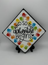 Load image into Gallery viewer, CUSTOM Design Printed Finish Decorated Grad Cap/Mortarboard Topper
