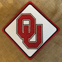 Load image into Gallery viewer, Glitter Grad Cap Topper: University of Oklahoma