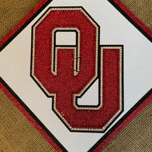 Load image into Gallery viewer, Glitter Grad Cap Topper: University of Oklahoma