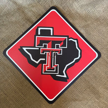 Load image into Gallery viewer, Bold Boards Graduation Cap Topper - Texas Tech - Printed Finish - Red Raiders