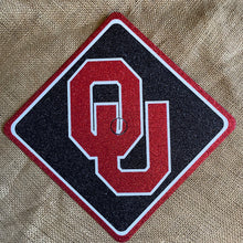 Load image into Gallery viewer, CUSTOM Design Glitter/Rhinestone Decorated Grad Cap Mortarboard Topper