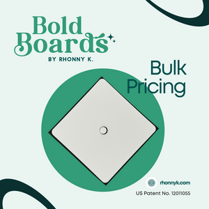 Bold Boards by Rhonny K Graduation Cap Toppers - Bulk Pricing