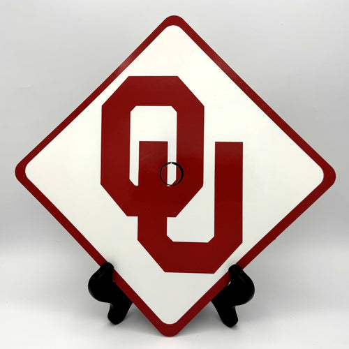 Bold Boards Graduation Cap Topper - University of Oklahoma - Printed Finish - OU - Sooners